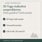 30 Tage Geld-zurück-Garantie und kostenloser Versand, gilt in DE, AT und CH